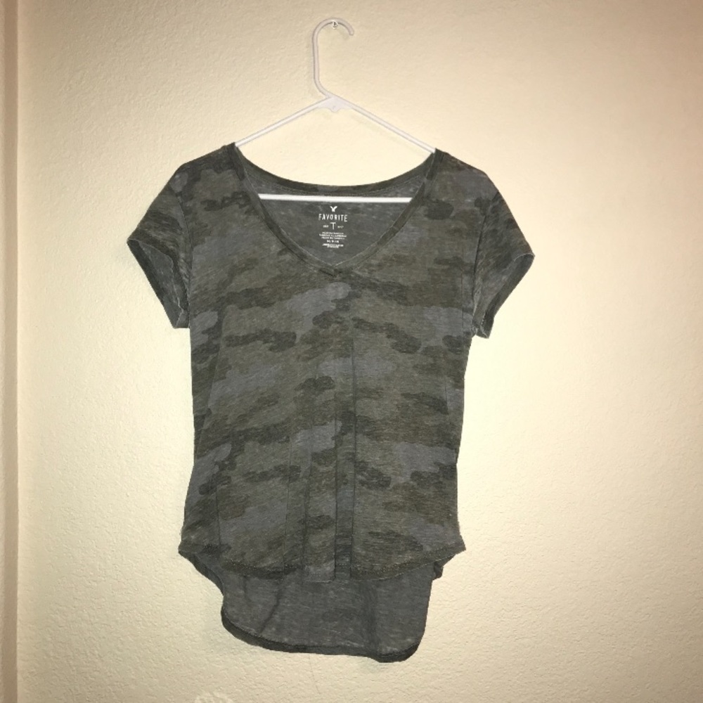 Camouflage American Eagle Tee